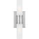 Keaton 2 Light 5 inch Brushed Nickel Bath Vanity Wall Light