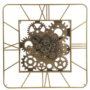 Roman Gear 35.4 X 31.5 inch Wall Clock