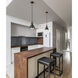 Melange 1 Light 8.25 inch Matte Black Pendant Ceiling Light in Matte Black Steel