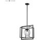 Beam Cage 1 Light 15.5 inch Oil Rubbed Bronze with Clear Pendant Ceiling Light