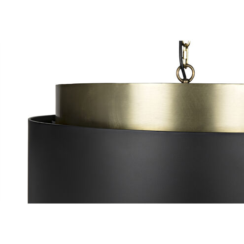 Demetrius 4 Light 24 inch Antique Brass Pendant Ceiling Light