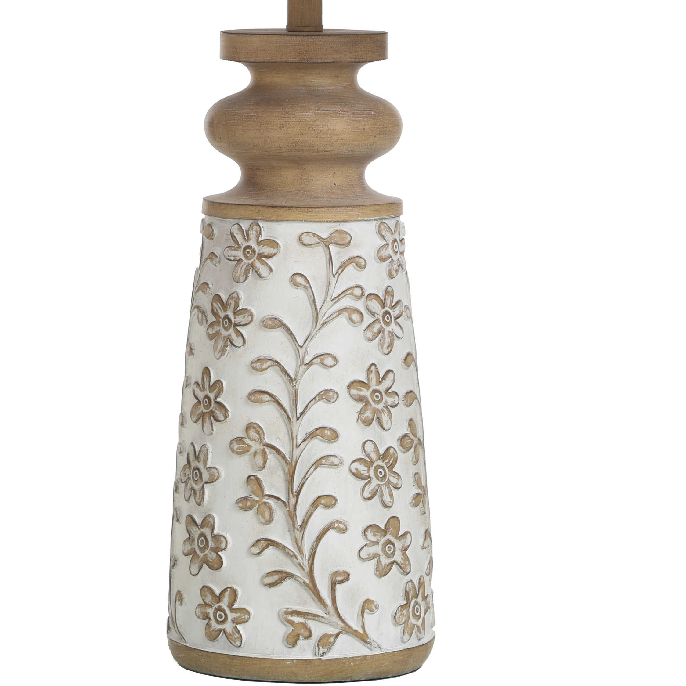 Isaac 32 inch 100.00 watt Light Beige and White Table Lamp Portable Light