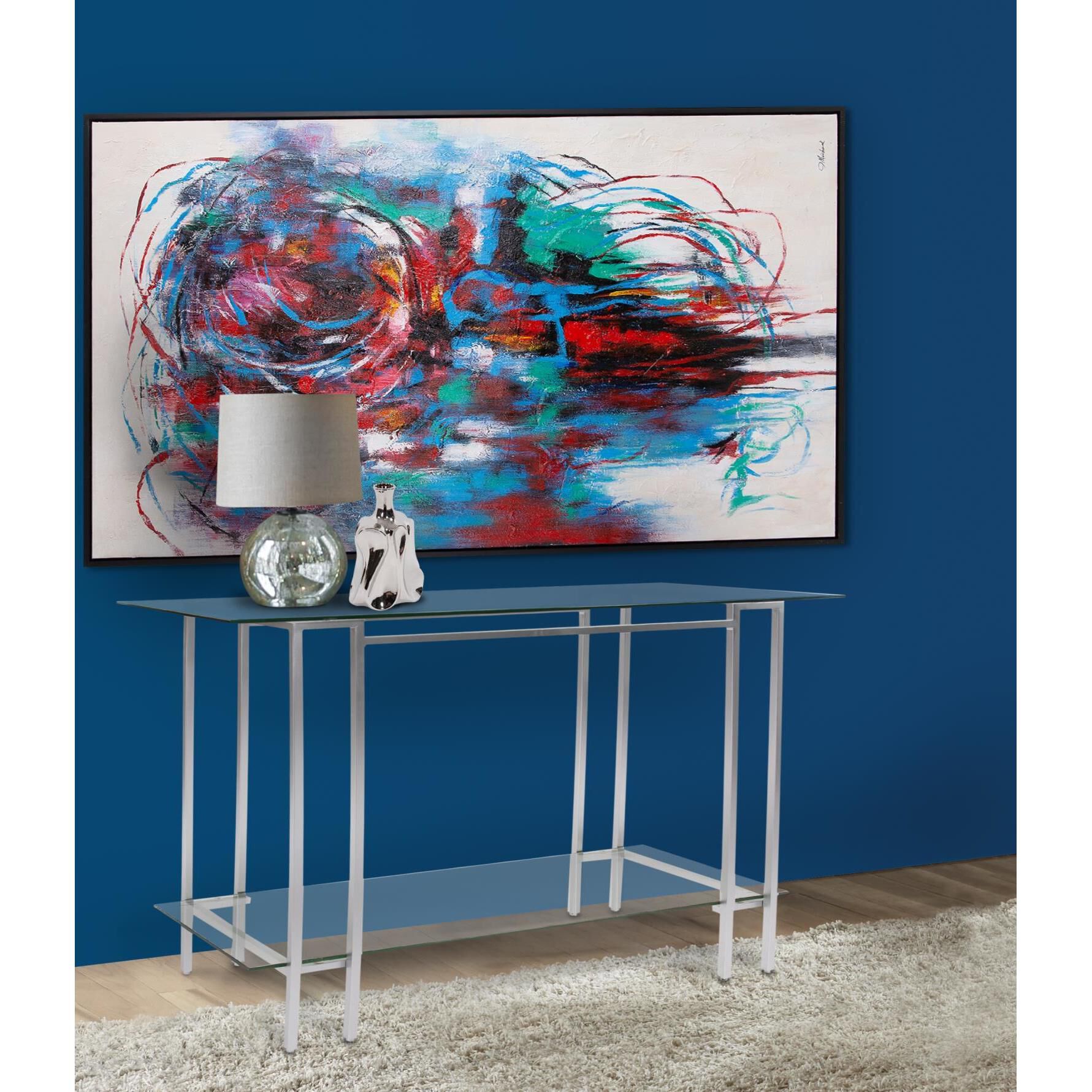 Festival In The Park 73.75 X 41.75 inch Hand Painted Canvas