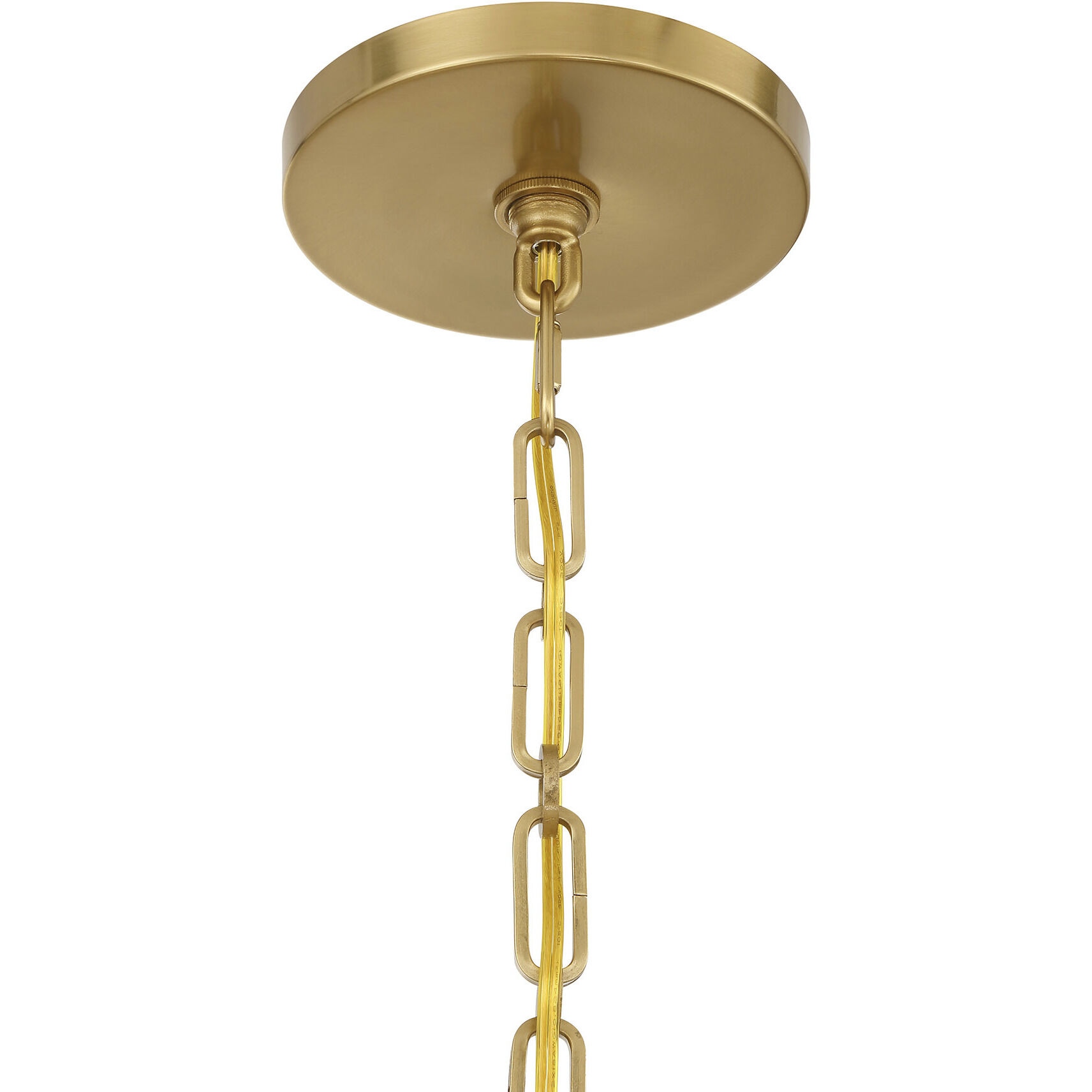Allston 8 Light 36 inch Warm Brass Chandelier Ceiling Light