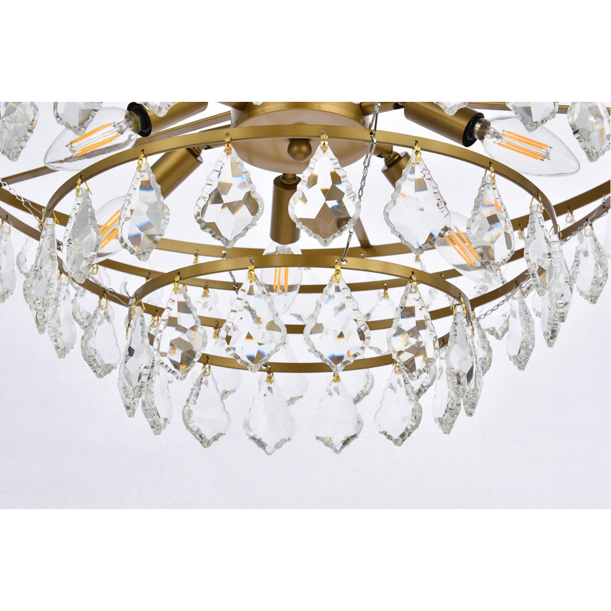 Ella 6 Light 24 inch Brass Pendant Ceiling Light