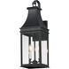 Bramwell VX 3 Light 27 inch Black Patina Outdoor Wall Mount