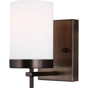 Reading 1 Light 4 inch Brushed Oil Rubbed Bronze Bath Vanity Wall Light