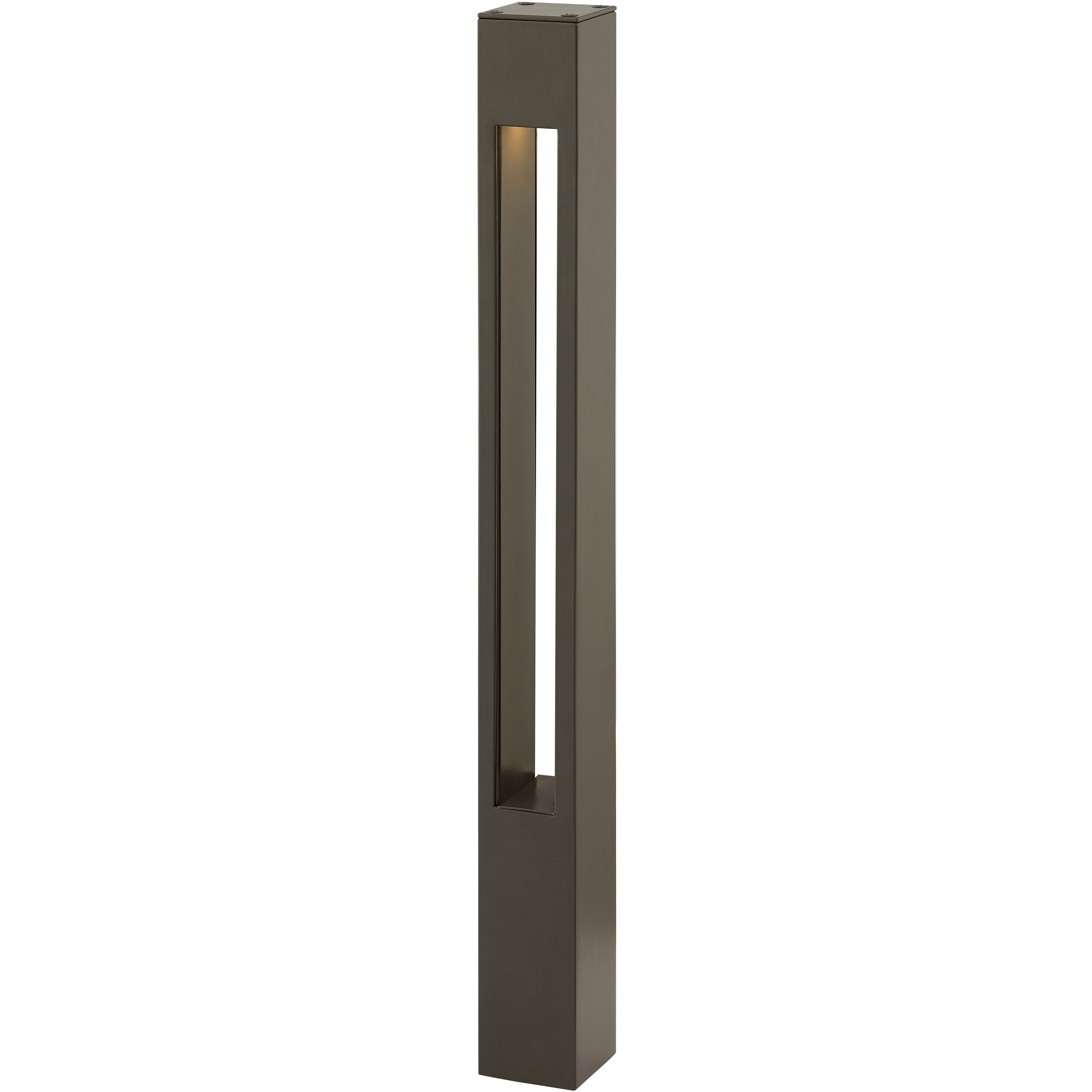 Atlantis 12v 4.00 watt Bronze Landscape Path Bollard, Square