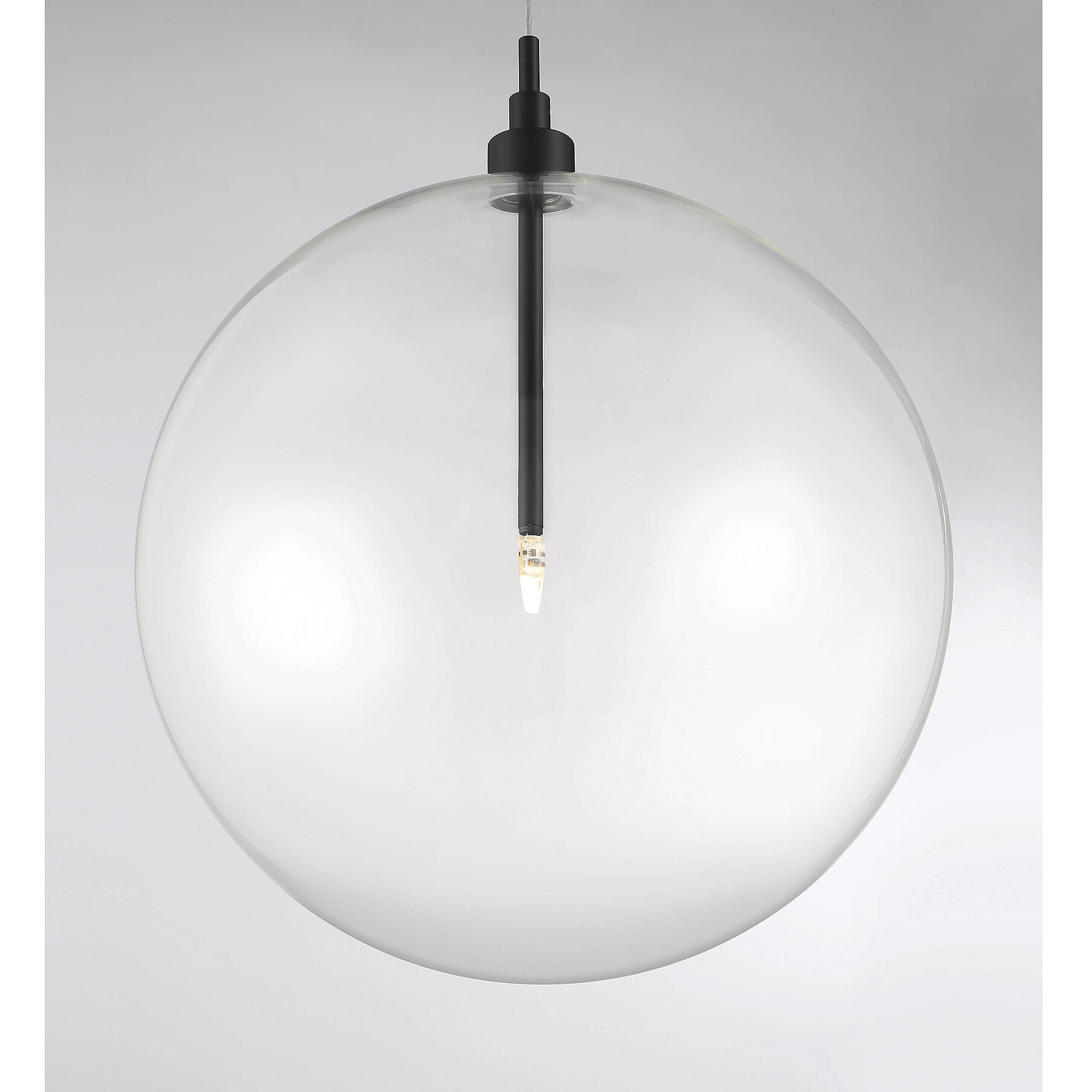 Modern LED 14 inch Oil Rubbed Bronze Pendant Ceiling Light