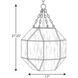 Mauldin 3 Light 17 inch Brushed Nickel Pendant Ceiling Light, Design Series