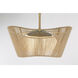 Key Largo 1 Light 16 inch Soft Brass Semi Flush Ceiling Light