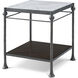Spencer London 24 X 22 inch Fulham Side Table, Marble Top