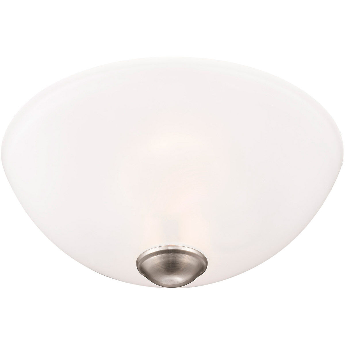 Somerset 2 Light 11 inch Brushed Nickel Semi-Flush Mount Ceiling Light