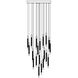 Celine LED 31.5 inch Black Chandelier Ceiling Light