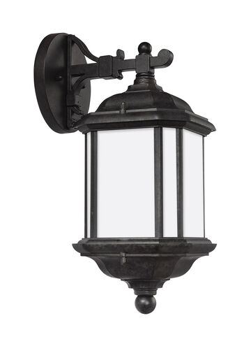 Kent 1 Light 15 inch Oxford Bronze Outdoor Wall Lantern, Medium