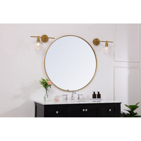 Gene 1 Light 14.7 inch Brass Wall sconce Wall Light, Left