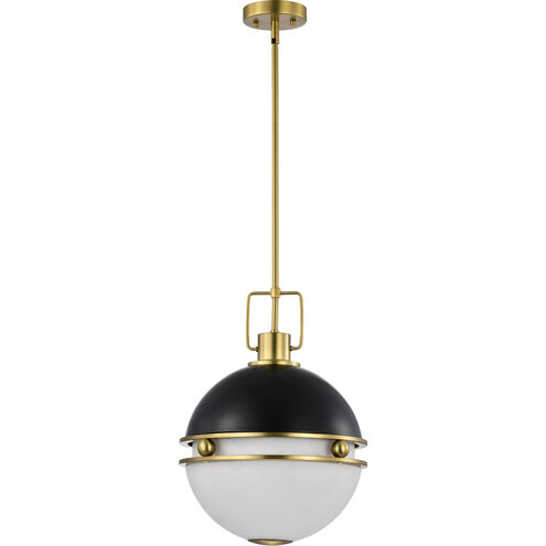 Everton 2 Light 14 inch Matte Black Pendant Ceiling Light