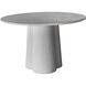 Mono 47 X 47 inch White Dining Table, Outdoor