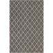 Whistler 36 X 24 inch Charcoal Rug in 2 x 3, Rectangle