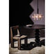 Zig-Zag 48 X 48 inch Hand Rubbed Black Dining Table