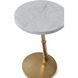 Kesden 21.75 X 14 inch Satin Brass Accent Table