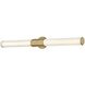 Facet LED 5 inch Heritage Brass Bath Light Wall Light
