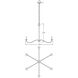 Arrington 6 Light 42 inch Polished Nickel Chandelier Ceiling Light