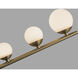 Juniper LED 9.63 inch Brushed Gold Pendant Ceiling Light