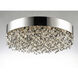 Mystic LED 24 inch Polished Chrome Single Pendant Ceiling Light in Mirror Smoke