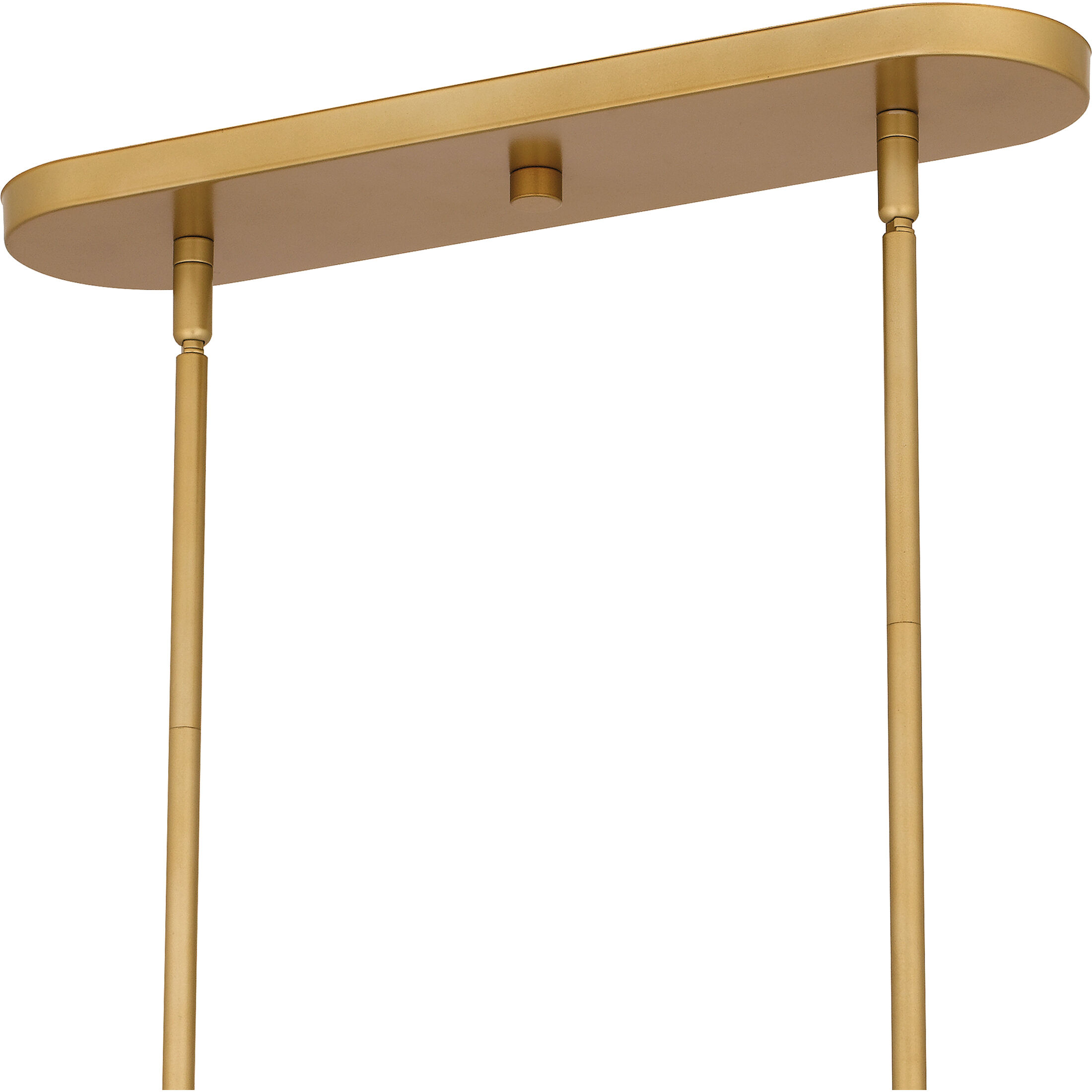 Spiral 5 Light 42 inch Light Gold Island Light Ceiling Light, Medium