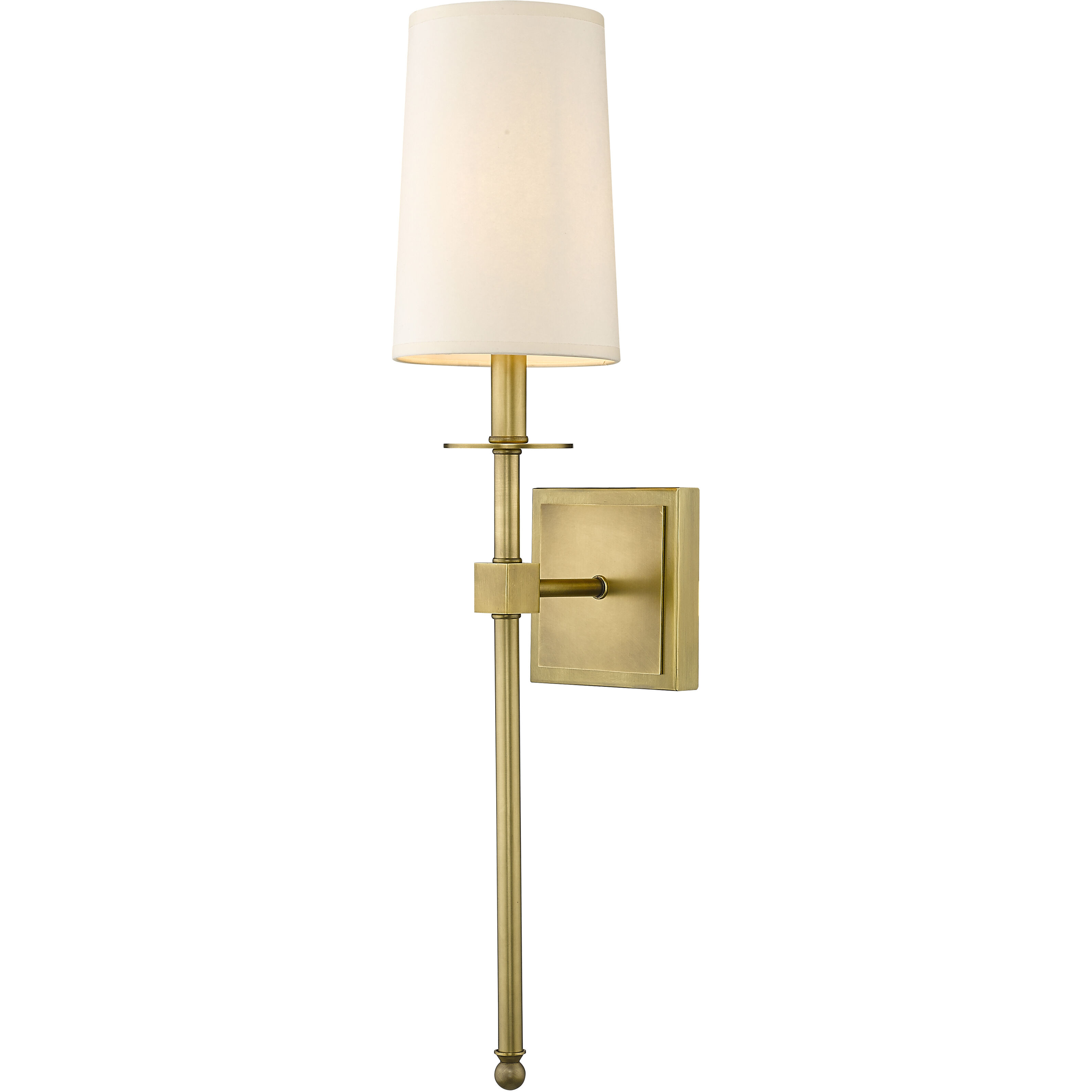 Camila 1 Light 5.5 inch Rubbed Brass Wall Sconce Wall Light