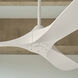 Maverick Coastal 60 inch Matte White with Matte White ASA Blades Ceiling Fan