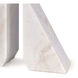 Othello 6.5 X 3.25 inch White Book Ends