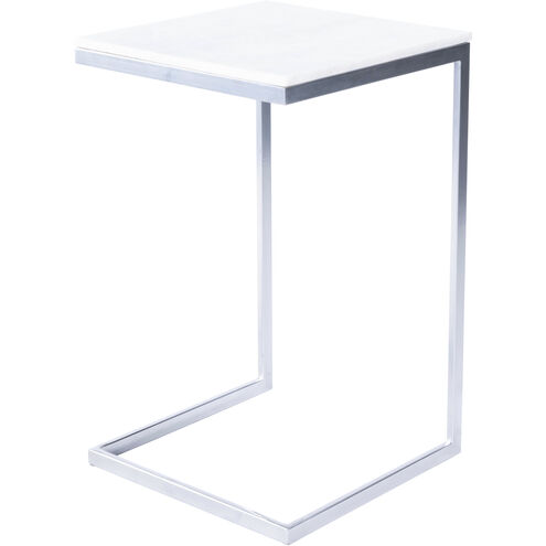 Butler Loft Lawler Nickel Metal & Marble 24 X 14 inch Nickel Accent Table