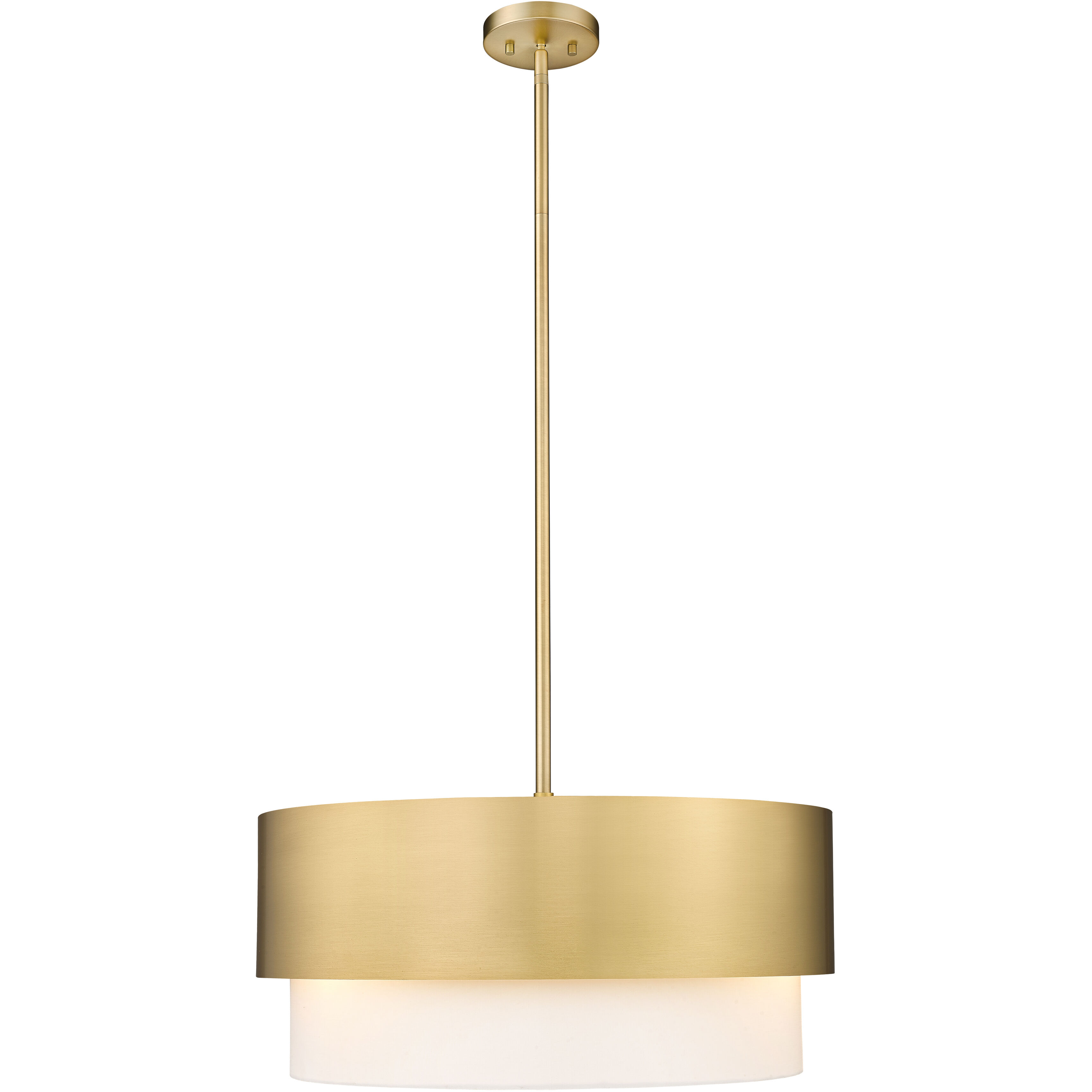 Counterpoint 3 Light 18 inch Modern Gold Pendant Ceiling Light