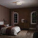 Malen LED 20 inch Champagne Bronze Flush Mount Ceiling Light