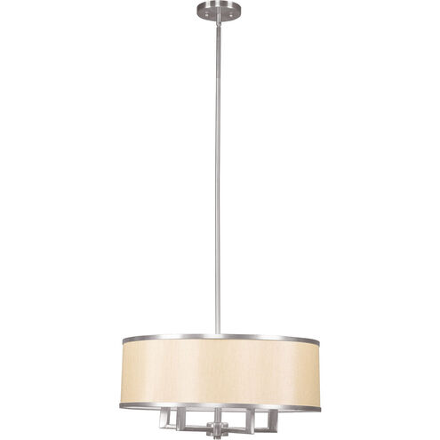 Park Ridge 4 Light 18 inch Brushed Nickel Chandelier Ceiling Light