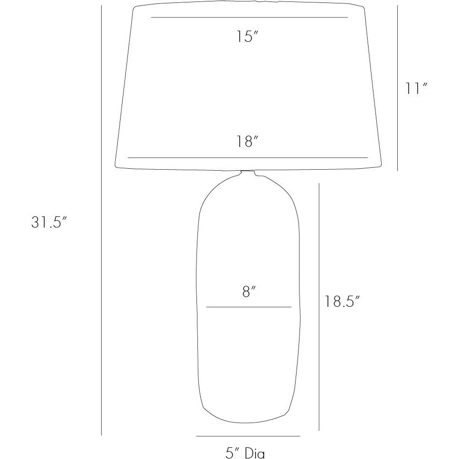 Anderson 31 inch 150 watt Antique Mercury Table Lamp Portable Light