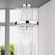 Vast 3 Light 12 inch Chrome Chandelier Ceiling Light