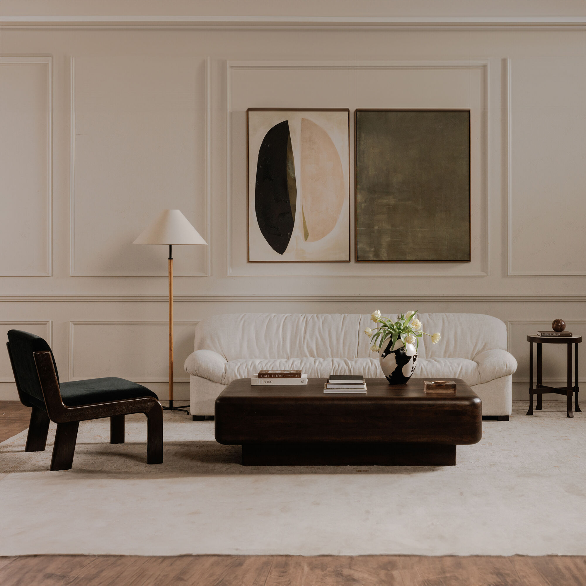 Sage 48 X 32 inch Painting, Framed