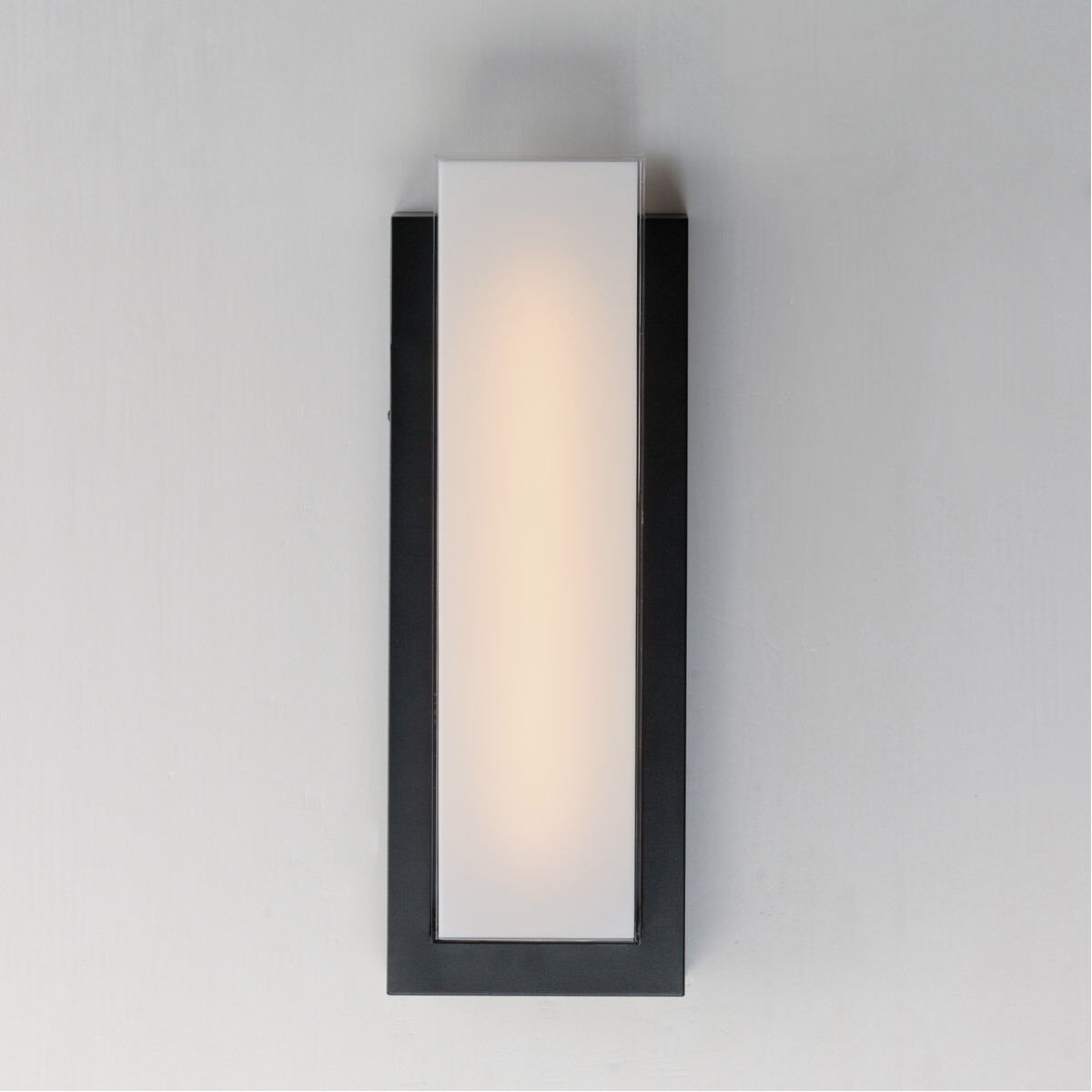 Tower LED 22 inch Black Outdoor Wall Sconce