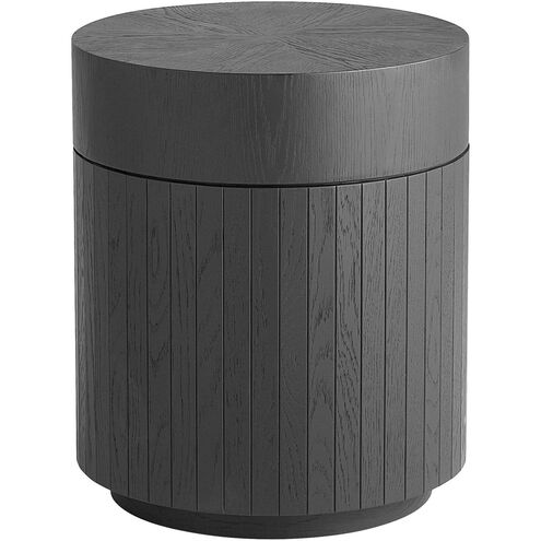 Lamu 22 inch Black Stain Side Table