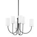 Harlem 6 Light 27.5 inch Old Bronze Chandelier Ceiling Light