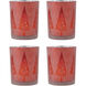 Very Merry Holiday Red Holiday Candleholder, Pillar