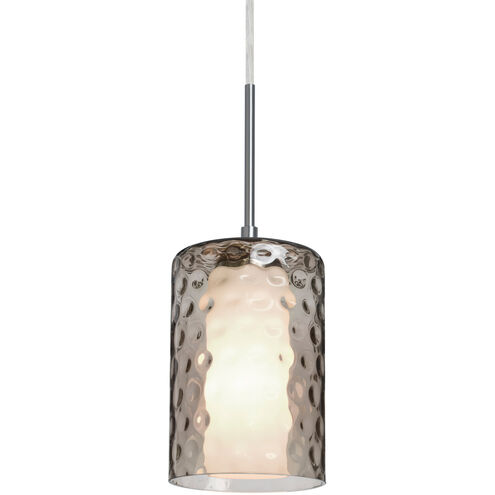 Esa 1 Light Satin Nickel Pendant Ceiling Light