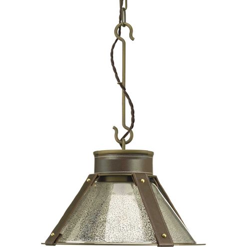 Point Dume™ Rockdance 1 Light 15.75 inch Aged Brass Pendant Ceiling Light, Design Series