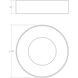 Ilios LED 18 inch Satin White Surface Mount Ceiling Light