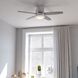 Armon 19.1 inch White with White-Gray Elm Blades Ceiling Fan
