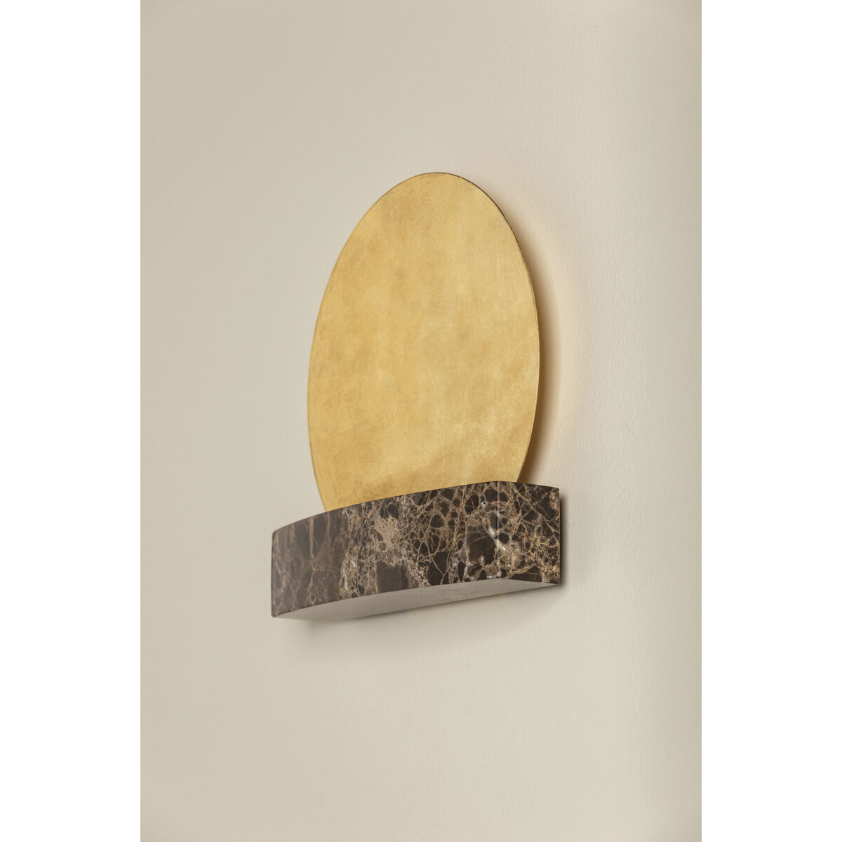 Rune LED 11 inch Vintage Gold Leaf ADA Wall Sconce Wall Light