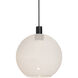 Newton 8 LED Black Cord Pendant Ceiling Light